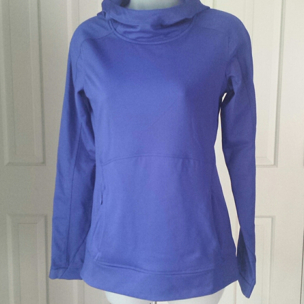 Athleta Reflective Stowe workout hoodie Womens size xxs Purple
